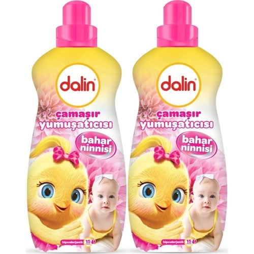 Dalin Çamaşır Yumuşatıcı Konsantre 1500ML Bahar Ninnisi (2 Li Set) (Bebeklere Özel)