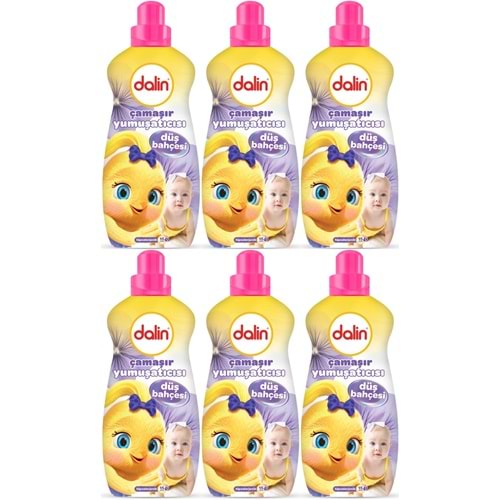 Dalin Çamaşır Yumuşatıcı Konsantre 1500ML Düş Bahçesi (6 Lı Set) (Bebeklere Özel)