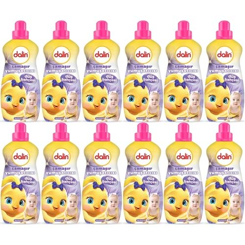 Dalin Çamaşır Yumuşatıcı Konsantre 1500ML Düş Bahçesi (12 Li Set) (Bebeklere Özel)