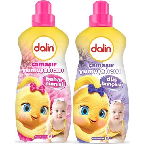 Dalin Çamaşır Yumuşatıcı Konsantre 1500ML Bahar Ninnisi + 1500ML Düş Bahçesi (Karma 2 Li Set)