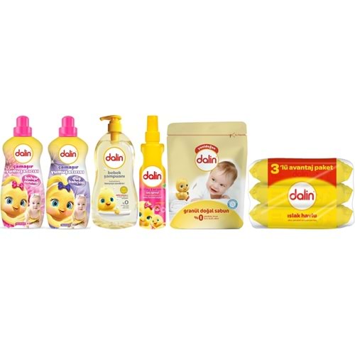 Dalin Bebek Bakım Seti (6 Lı Set) Avantaj Paket