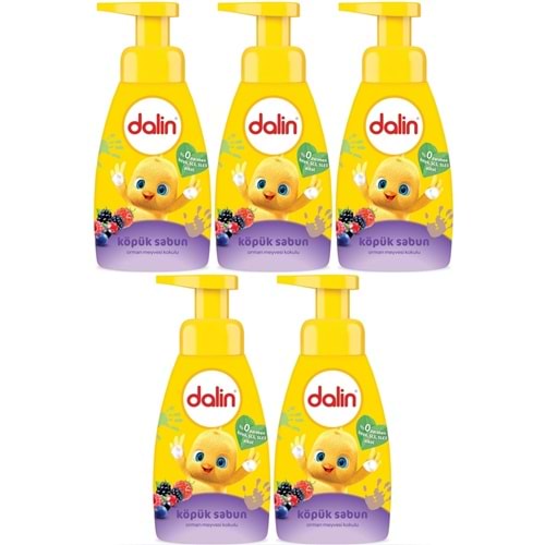 Dalin Köpük Sabun 200ML Orman Meyveli (Çoçuklarınız için) (5 Li Set)