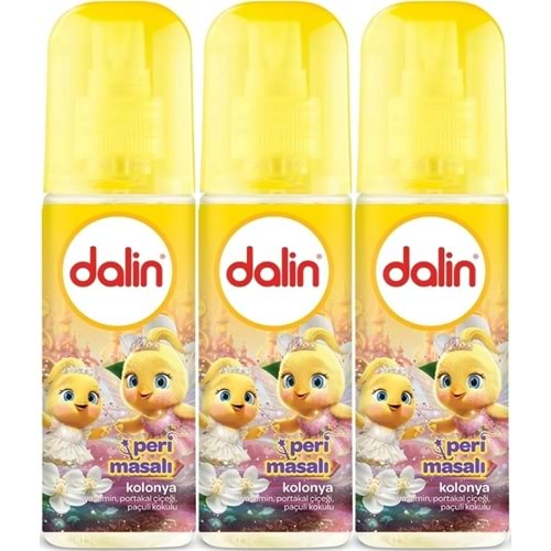 Dalin Bebek Kolonyası 150ML Peri Masalı (Yasemin-Portakal Çiceği-Paçuli Kokulu) (3 Lü Set)