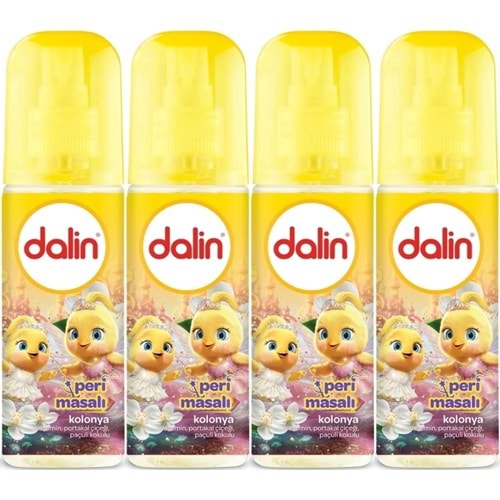 Dalin Bebek Kolonyası 150ML Peri Masalı (Yasemin-Portakal Çiceği-Paçuli Kokulu) (4 Lü Set)