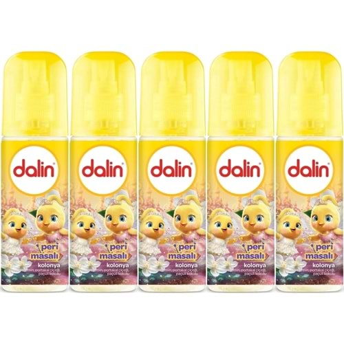 Dalin Bebek Kolonyası 150ML Peri Masalı (Yasemin-Portakal Çiceği-Paçuli Kokulu) (5 Li Set)