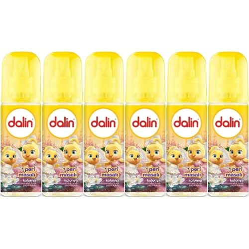Dalin Bebek Kolonyası 150ML Peri Masalı (Yasemin-Portakal Çiceği-Paçuli Kokulu) (6 Lı Set)