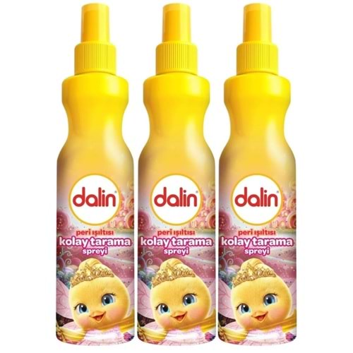 Dalin Kolay Saç Tarama Spreyi 200ML Peri Işıltısı (3 Lü Set)