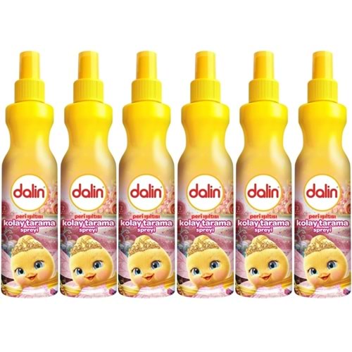 Dalin Kolay Saç Tarama Spreyi 200ML Peri Işıltısı (6 Lı Set)