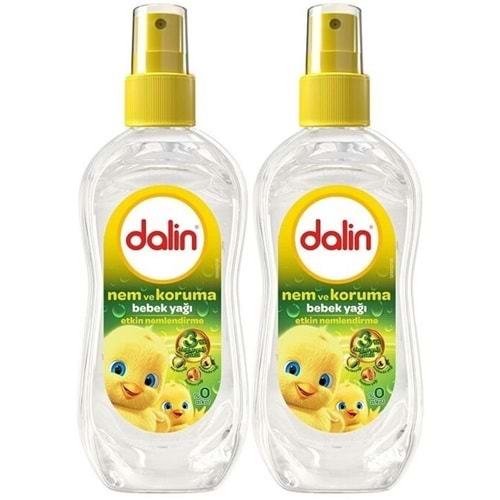 Dalin Bebek Yağı 200ML Sprey Nem ve Koruma (2 Li Set)