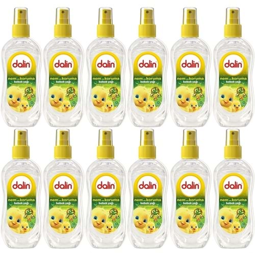 Dalin Bebek Yağı 200ML Sprey Nem ve Koruma (12 Li Set)