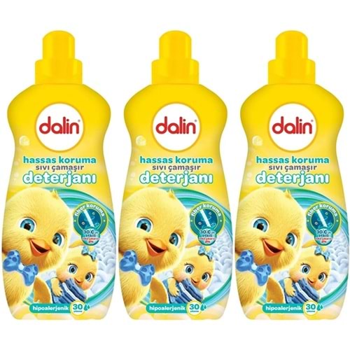 Dalin Sıvı Çamaşır Deterjanı 1500 ML Hassas Koruma (Hipoalerjenik) (3 Lü Set)