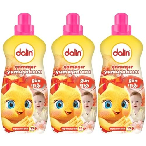 Dalin Çamaşır Yumuşatıcı 1500ML Gün Işığı (Hipoalerjenik) (3 Lü Set)