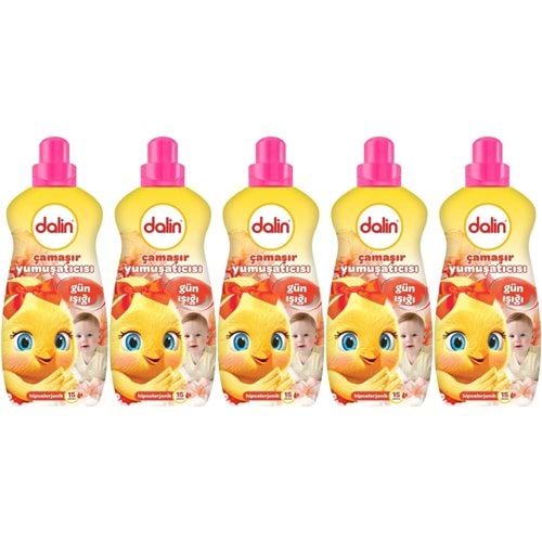 Dalin Çamaşır Yumuşatıcı 1500ML Gün Işığı (Hipoalerjenik) (5 Li Set)