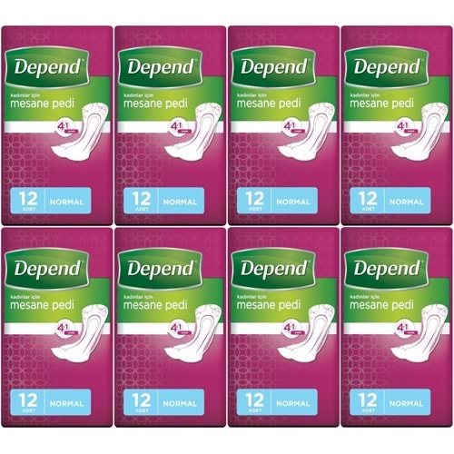 Depend Mesane Pedi Kadın Normal 96 Adet