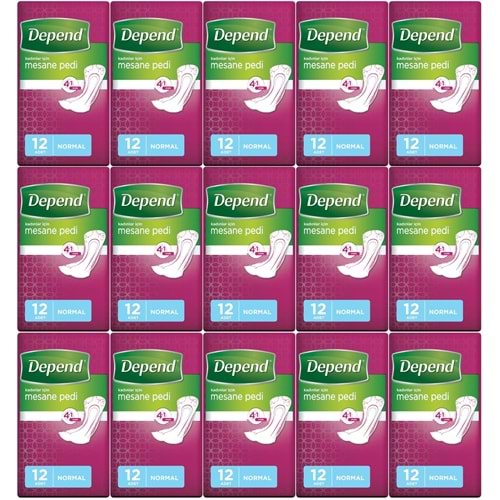 Depend Mesane Pedi Kadın Normal 180 Adet