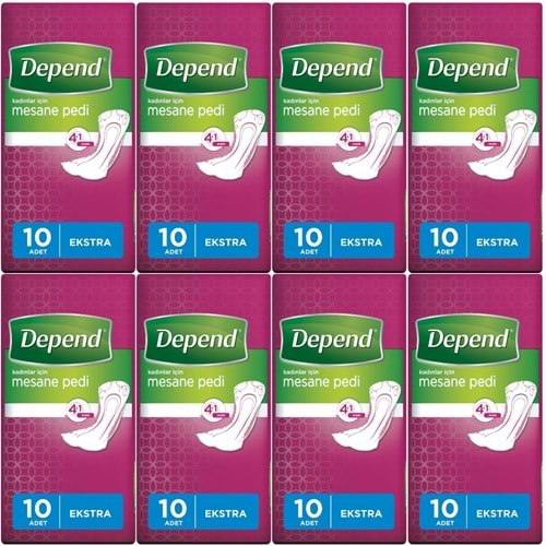 Depend Mesane Pedi Kadın Ekstra 80 Adet