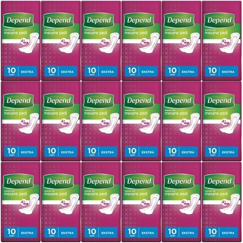 Depend Mesane Pedi Kadın Ekstra 180 Adet