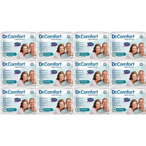 Dr.Comfort Yetişkin Bezi Bel Bantlı Tekstil Yüzeyli L - Büyük - Large 360 Adet