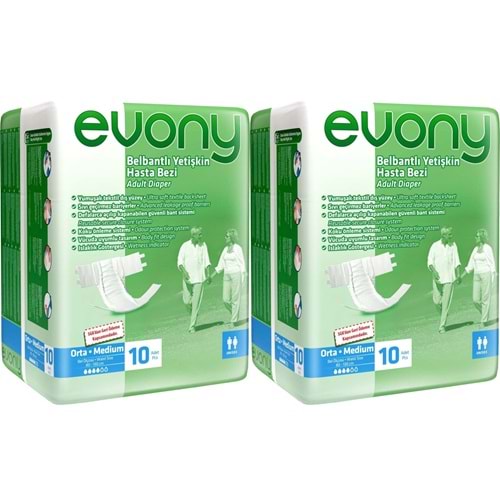Evony Hasta Bezi Bel Bantlı Ekonomik Pk Orta-M 20 adet