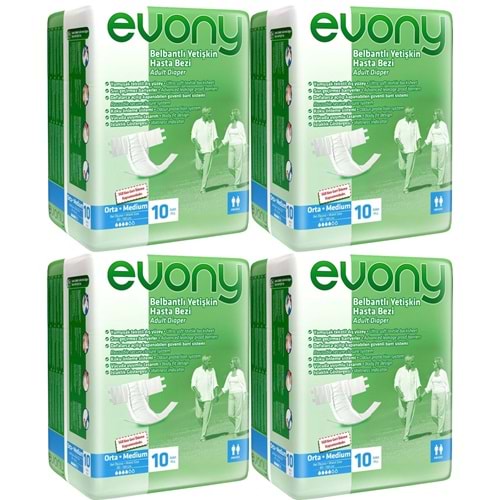 Evony Hasta Bezi Bel Bantlı Ekonomik Pk Orta - M 40 Adet