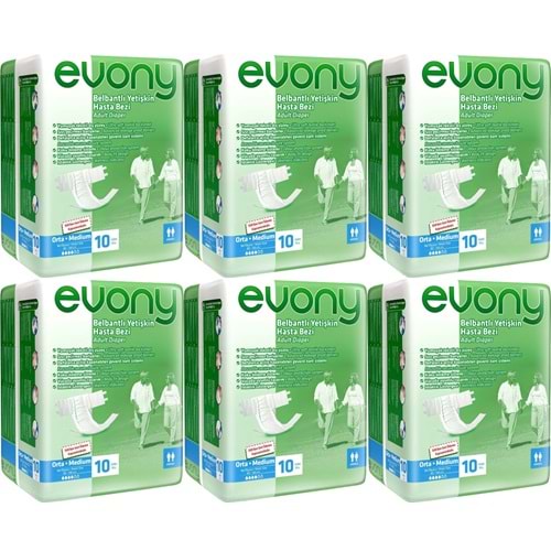 Evony Hasta Bezi Bel Bantlı Ekonomik Pk Orta-M 60 adet