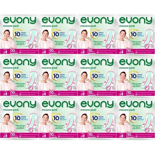 Evony Günlük Mesane Pedi Yoğun 120 Adet (12PK*10)