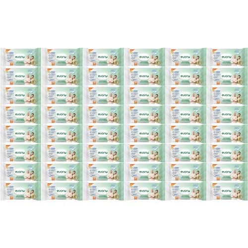 Evony Hasta Vücut Perine Temizleme Islak Mendil Havlu 48 Yaprak XL Banyo Ferahlığı (48 Li Set)