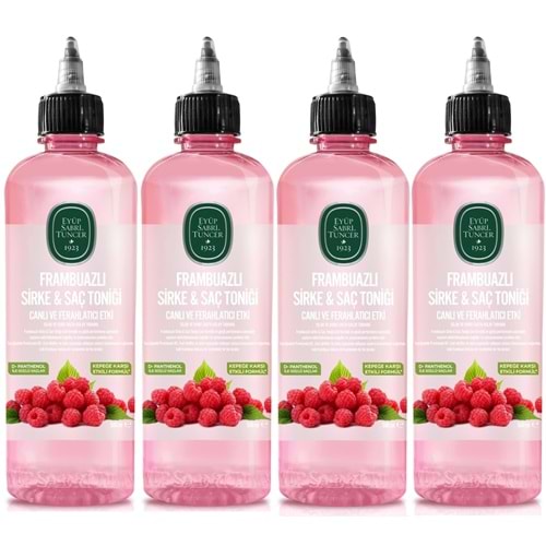Eyüp Sabri Tuncer Saç Toniği 500ML Frambuazlı Sirkeli (4 Lü Set)