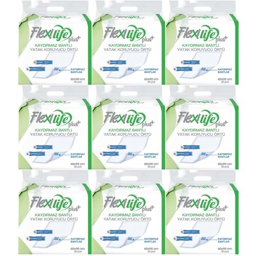 Flexi Life Hasta Alt Açma Yatak Koruyucu Örtü 60*90CM Kaydırmaz 270 Adet (9PK*30)