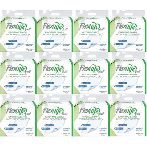 Flexi Life Hasta Alt Açma Yatak Koruyucu Örtü 60*90CM Kaydırmaz 360 Adet (12PK*30)