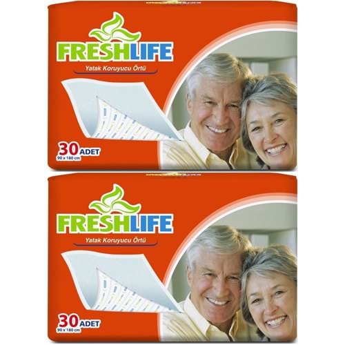 FreshLife Hasta Yatak Koruyucu 90*180CM 60 Adet (2PK*30)