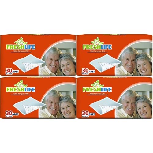 FreshLife Hasta Yatak Koruyucu 60*90CM 120 Adet (4PK*30)