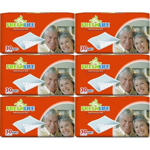 FreshLife Hasta Yatak Koruyucu 60*90CM 180 Adet (6PK*30)