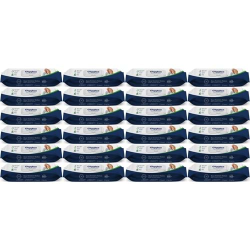 Giggles Yetişkin Vücut Temizleme Islak Mendil Havlu 1200 Yaprak XL (Beyaz Sabun Kokulu) (24PK*50)