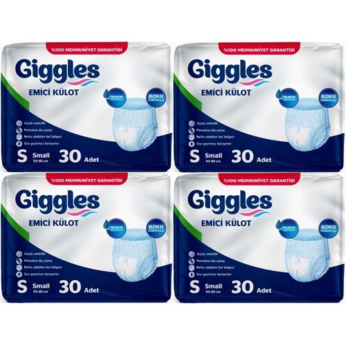 Giggles Yetişkin Bezi Emici Külot S - Küçük - Small 120 Adet