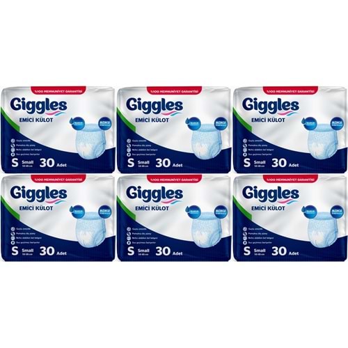 Giggles Yetişkin Bezi Emici Külot S - Küçük - Small 180 Adet