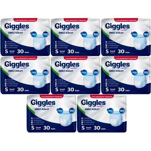 Giggles Yetişkin Bezi Emici Külot S - Küçük - Small 240 Adet