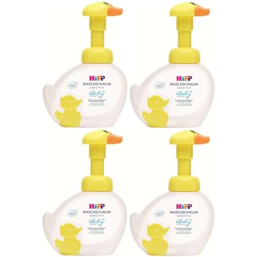 Hipp Babysanft Bebek/Çoçuk El Yıkama Köpüğü 250ML Pompalı (4 Lü Set)