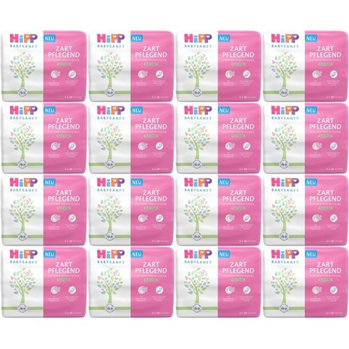 Hipp Baby Sanft Islak Havlu Mendil 48 Yaprak Klasik 48 Li Set (16PK*3) 2304 Yaprak