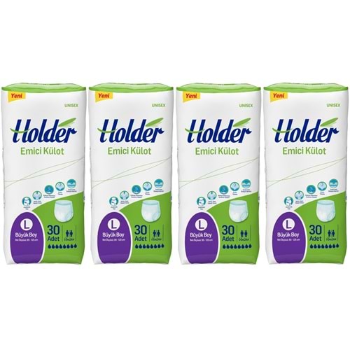 Holder Emici Külot Hasta Bezi Large Büyük 120 Adet (4PK*30)
