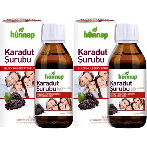 Hünnap Karadut Şurubu 50ML (2 Li Set)
