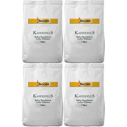 Jacobs Kaffeeplus Kahve Beyazlatıcısı / Süt Tozu 1KG (4 Lü Set)