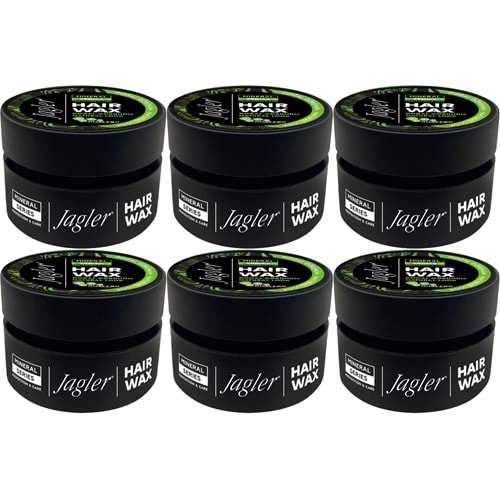 Jagler Süper Wax 150ML Natural Look - Doğal Görünüm (6 Lı Set)