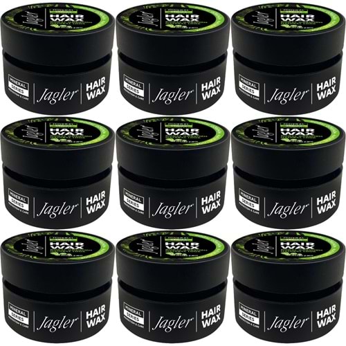 Jagler Süper Wax 150ML Natural Look - Doğal Görünüm (9 Lu Set)