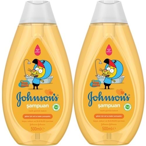 Johnsons Baby Bebek Şampuanı 500ML Kral Şakir Klasik (2 Li Set)