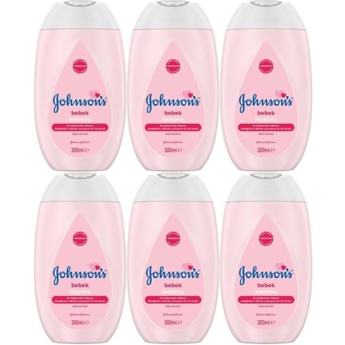 Johnsons Baby Bebek Losyon 300ML (6 Lı Set)