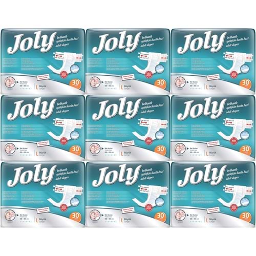Joly Yetişkin Bezi Bel Bantlı L - Büyük - Large 270 Adet