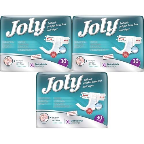 Joly Yetişkin Bezi Bel Bantlı XL - Ekstra Large - Extra Large 90 Adet