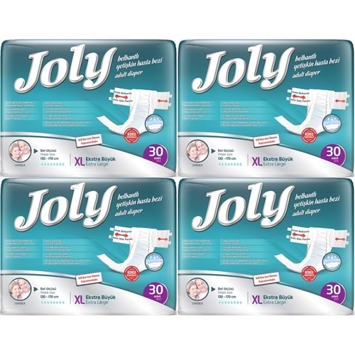 Joly Yetişkin Bezi Bel Bantlı XL - Ekstra Large - Extra Large 120 Adet