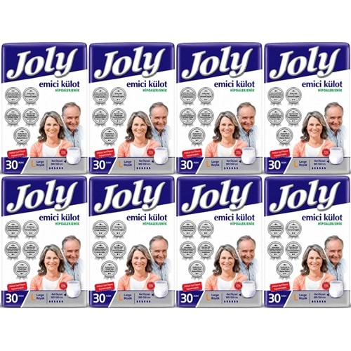 Joly Emici Külot Yetişkin Bezi L - Büyük - Large 240 Adet